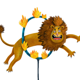 Не очень адекватный лев