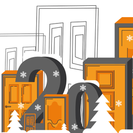 Фирменный дизайн для компании "Двери Гарант"