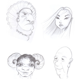 Портреты персонажей