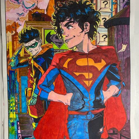 Бетмен и супермен Кидс)