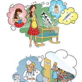 серия иллюстраций для презентации