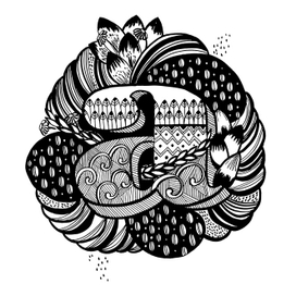 Иллюстрация дудлинг