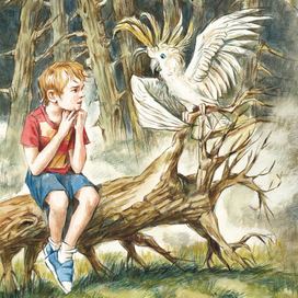 Встреча в лесу. К сказочной повести. 