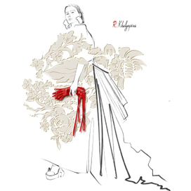 Редакционная fashion-иллюстрация для digital-журнала