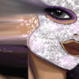 Девушка в маске