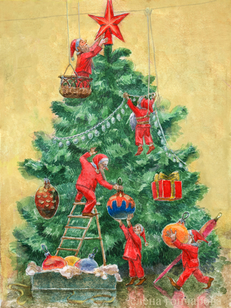 новогодняя открытка