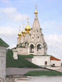 купола Богоявленской церкви