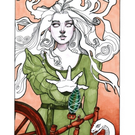 Авторская сказочная открытка