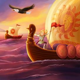 Девочка-викинг