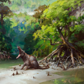 Эндрюсарх. Утро эоценового периода.