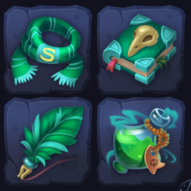 Slytherin items part2