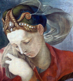 Фрагмент росписи.Аньоло Бронзино