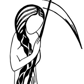 Девушка с косой