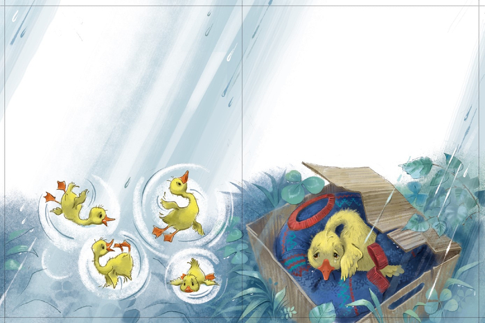 У гусёнка нелетун )