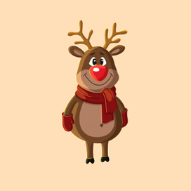 Олень Санты