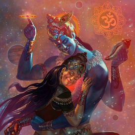 Вишну и Лакшми