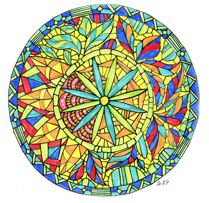 эскиз витража