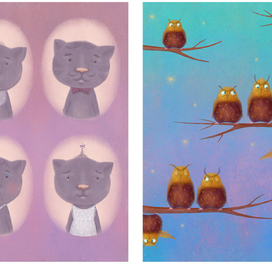 Открытки для магазина авторской игрушки ЛюбоZveri