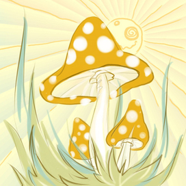 желтый гриб