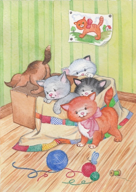 К стихотворенияю А. Купцова "Котята"