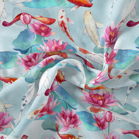 Акварельный паттерн