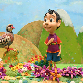 Герои армянских сказок, сделанные из пластилина