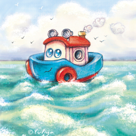 Буксир "Веселый Роджер". :)