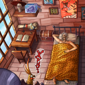 CONCEPT ARTICT RPG 2017. Задание: Каюта капитана