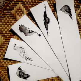 Bird bookmarks