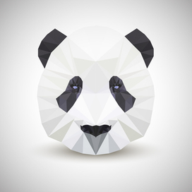 Panda Low Poly