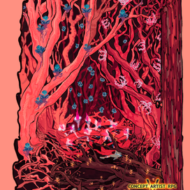 Исполинский лес цветов