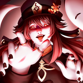 Фанарт на персонажа игры Genshin Impact