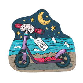 Стикер "Не беспокоить"