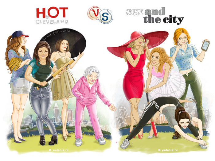 Hot In Cleveland vs Sex And The City