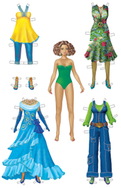  кукла и ее наряды. Фрагмент книги