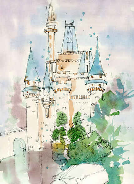 замок из сказки