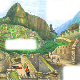 Мачу-Пикчу. Фрагмент разворота