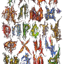 Буквицы к сказкам