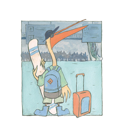 Иллюстрация к авторской книге «Петрос»