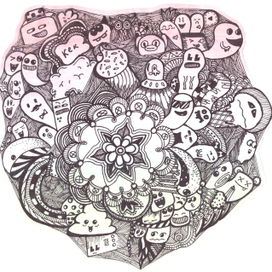 Дудлинг монстрики