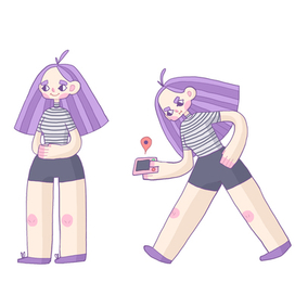 Смешная девочка