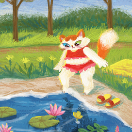 Холодно заходить в воду