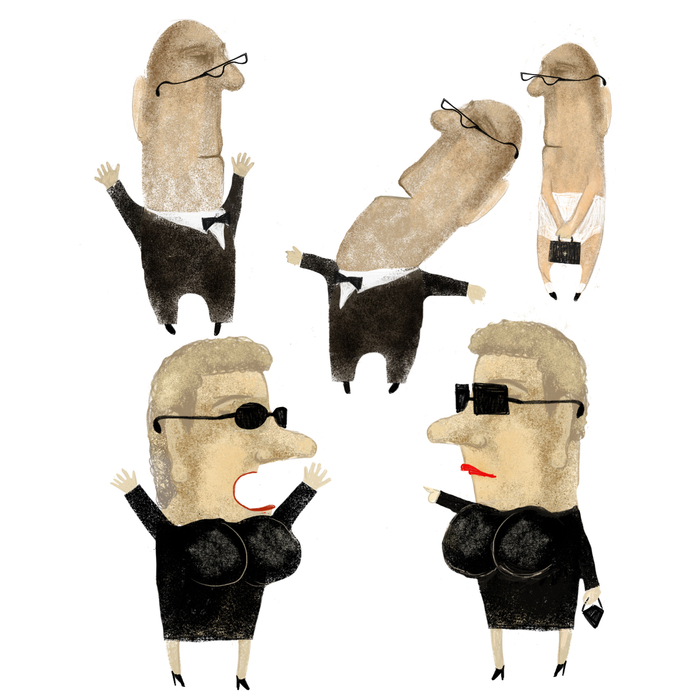 Персонажи для комикса