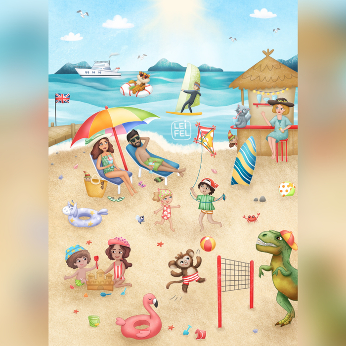 Летняя иллюстрация