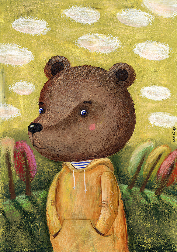 "Мишка в желтом худи" 🐻 