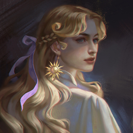 Лента в волосах