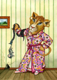 Мама храбрая как львица