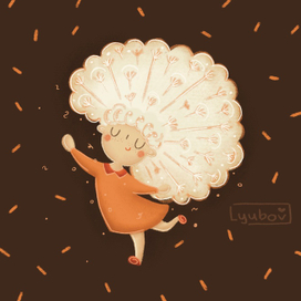 Одуванчик. Серия принтов для детской одежды 