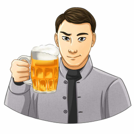 Стикер-подарок для соцсетей