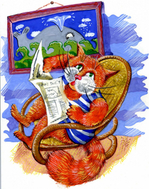 иллюстрация к книге "Греки й чебуреки", изд-во "Лелека"